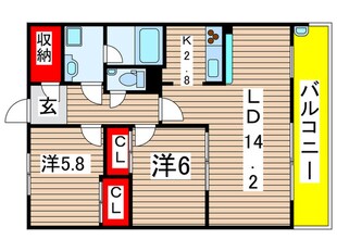 ル・シャトレ吟松の物件間取画像